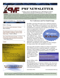 pmf newsletter - Nelson Laboratories