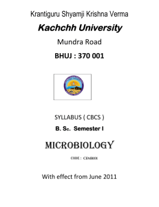 MICROBIOLOGY - Digital University