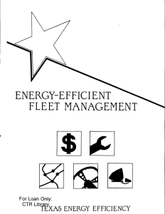 Energy-Efficient Fleet Management - Research Library