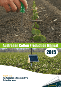 Australian Cotton Production Manual