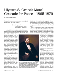 Ulysses S. Grant's Moral Crusade for Peace—1865