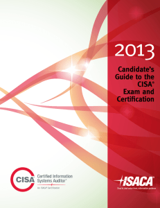 Candidate's Guide to the CISA® Exam and Certification