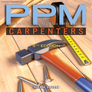 Practical Problems in Mathematics for Carpenters, 9E
