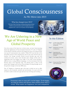 Global Consciousness in 2015