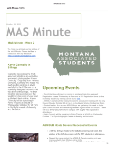 MAS Minute - Montana University System