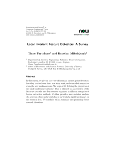 Local Invariant Feature Detectors: A Survey