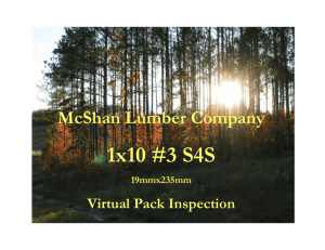 1x10 #3 S4S - McShan Lumber Company