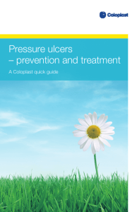 Pressure ulcers – prevention and treatment