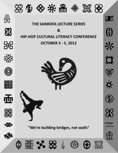 THE SANKOFA LECTURE SERIES & HIP