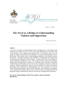 The Novel as a Bridge to Understanding