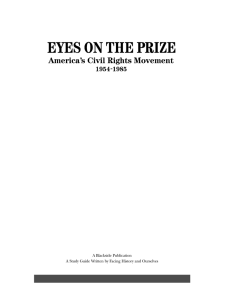 study guide for Eyes on the Prize