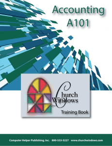 Accounting A101 - Church Windows
