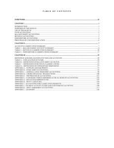 TABLE OF CONTENTS - Illinois State Board of Education