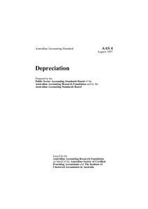 Depreciation - Australian Accounting Standards Board