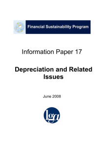 Depreciation and Related Issues - Local Government Association of