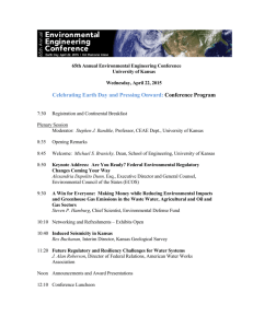 65th Annual Environmental Engineering Conference program