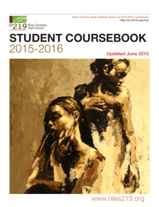 STUDENT COURSEBOOK 2015-2016