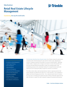 Manhattan Retail Real Estate Lifecycle Management