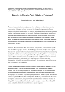 Strategies for changing public attitudes to punishment