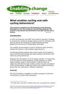 What enables cycling