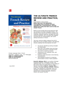 the ultimate french review and practice, 3e - McGraw