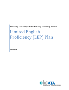 Limited English Proficiency (LEP) Plan
