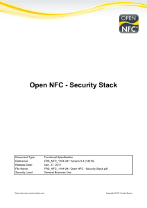 Open NFC - Security Stack