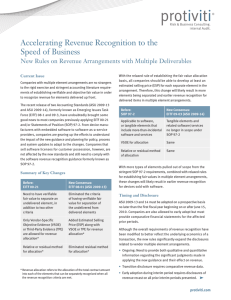 Accelerating Revenue Recognition to the Speed of Business