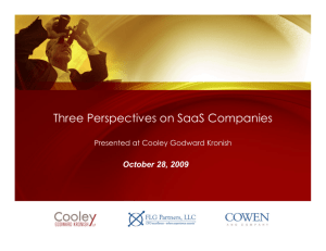 Three Perspectives on SaaS Companies