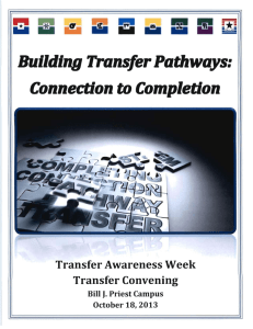 Transfer Convening Program 2013