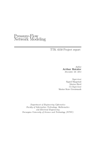 Pressure-Flow Network Modeling