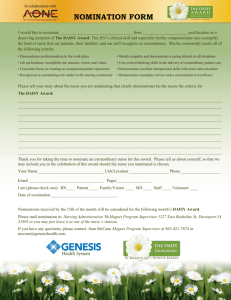 nomination form - Genesis Health System