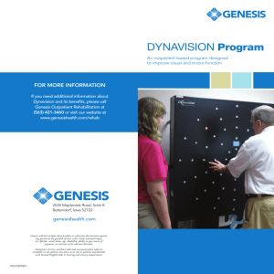 DYNAVISION Program - Genesis Health System