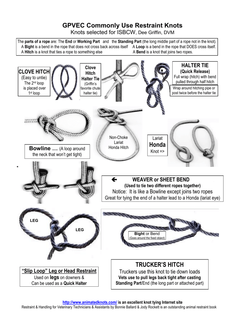 restraint slip knot