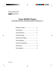 Power MOSFET Basics - International Rectifier