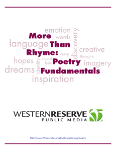 More Than Rhyme: Poetry Fundamentals