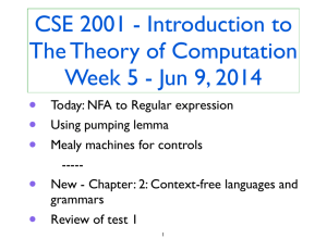 Week 5 lecture slides