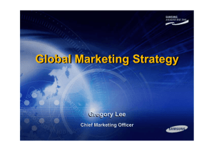 Global Marketing Strategy