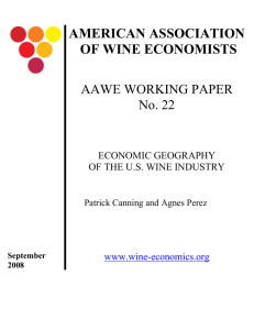 wine industry - American Association of Wine Economists