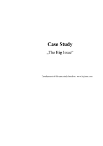 1 Presentation of the Case Study