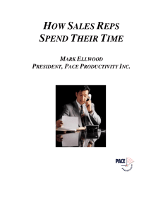 How Sales Reps Spend Their Time