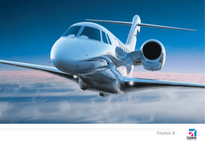 to the new Cessna Citation X+ Brochure.