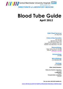 Blood Tube Guide