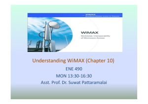 Understanding WiMAX (Chapter 10)