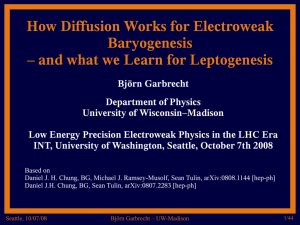 How Diffusion Works for Electroweak Baryogenesis – and what we