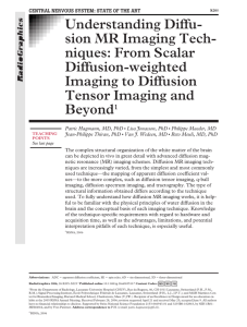 From Scalar Diffusion-weighted Imaging to Diffusion Tensor Imaging