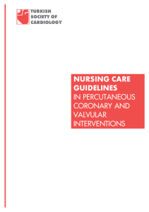 nursing care guidelines - Türk Kardiyoloji Derneği