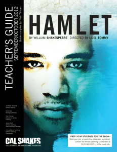 Teacher's Guide to Hamlet - California Shakespeare Theater