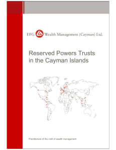 Reserved Powers Trusts in the Cayman Islands