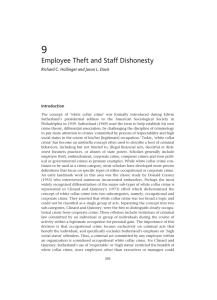 Employee Theft and Staff Dishonesty